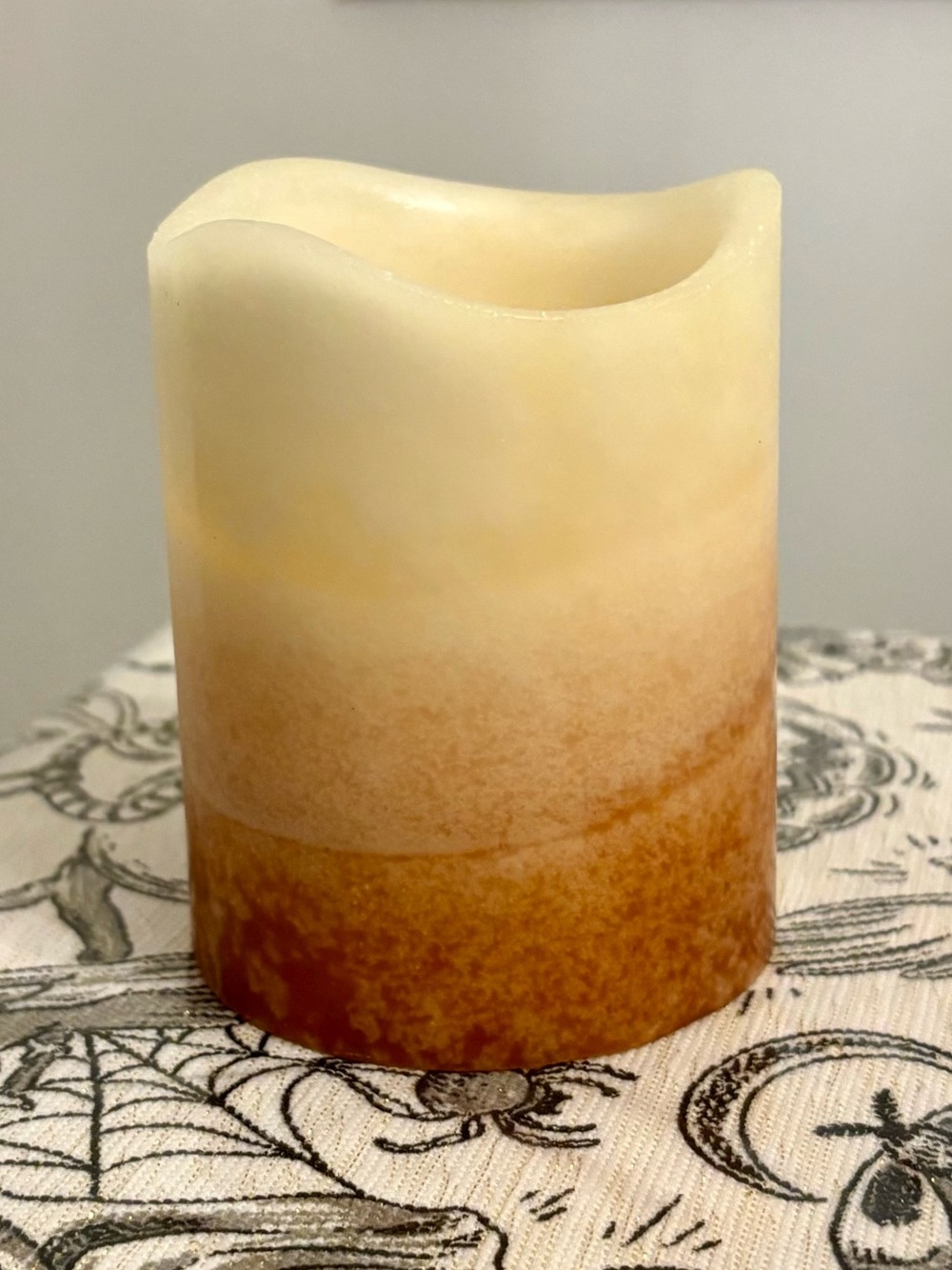 NEW Pier 1 Vanilla Creme LED Pillar Candle
